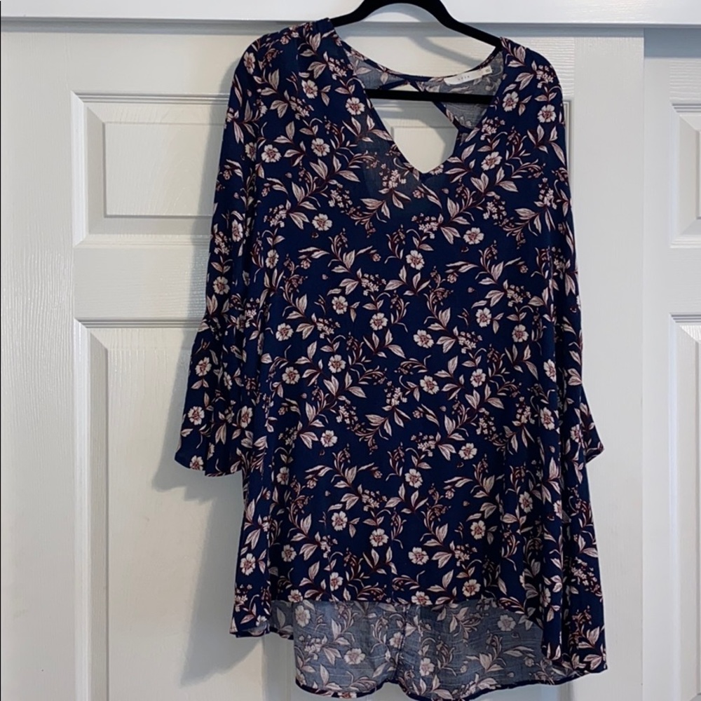Lush Floral Print Dress